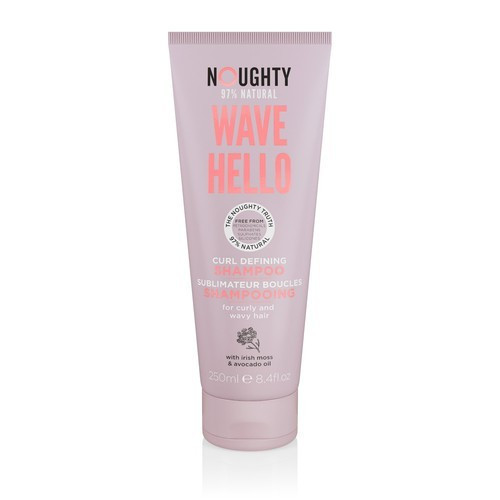 Noughty Wave Hello Curl Defining Shampoo Šampūnas garbanotiems ir banguotiems plaukams su ryžių vandeniu ir juodųjų avižų ekstraktu 250ml