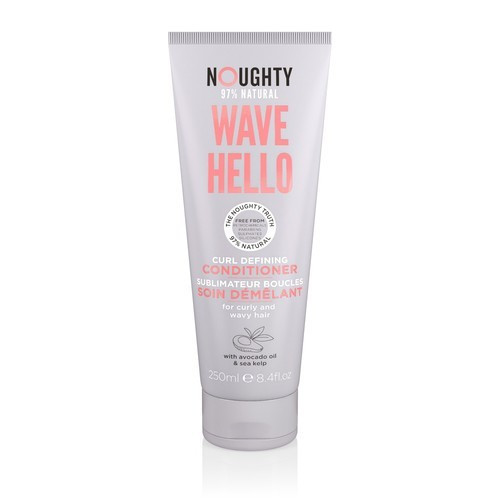 Noughty Wave Hello Curl Defining Conditioner Kondicionierius garbanotiems ir banguotiems plaukams su ryžių vandeniu ir juodųjų avižų eks 250ml