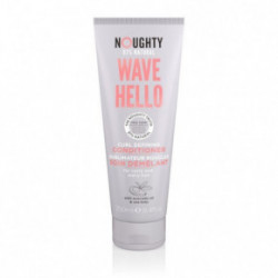 Noughty Wave Hello Curl Defining Conditioner Kondicionierius garbanotiems ir banguotiems plaukams su ryžių vandeniu ir juodųjų avižų eks 250ml