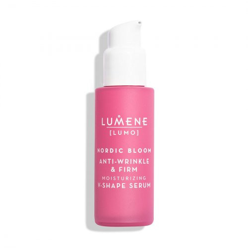 Lumene Nordic Bloom Anti-wrinkle & Firm Moisturizing V-Shape Serum Stangrinamasis ir drėkinamasis serumas nuo raukšlių 30ml