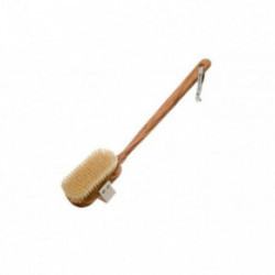 Hydrea London Olive Wood Bath Brush with Pure Bristle Kūno šveitimo šepetys su nuimama rankena 1vnt.