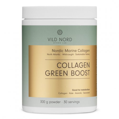Vild Nord Collagen Green Boost Kolageno peptidai 300g