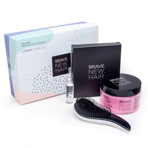 Brave New Hair Candy Hair Set Rinkinys pažeistiems plaukams Rinkinys