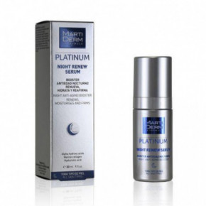 MartiDerm Platinum Night Renew Serum Atkuriamasis naktinis veido serumas 30ml