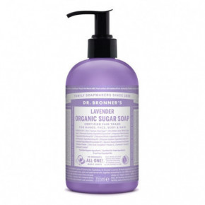 Dr. Bronner's Lavender Organic Sugar Soap Ekologiškas cukraus muilas 355ml