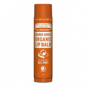 Dr. Bronner's Orange Ginger Organic Lip Balm Ekologiškas lūpų balzamas 4g