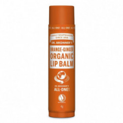 Dr. Bronner's Orange Ginger Organic Lip Balm Ekologiškas lūpų balzamas 4g