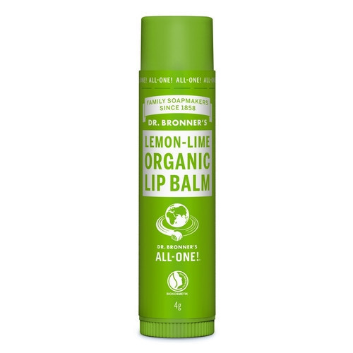 Dr. Bronner's Lemon Lime Organic Lip Balm Ekologiškas lūpų balzamas 4g