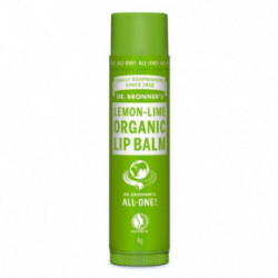 Dr. Bronner's Lemon Lime Organic Lip Balm Ekologiškas lūpų balzamas 4g