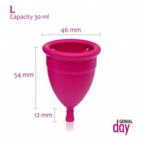 Gentle Day Genial Menstrual Cup Menstruacinė taurelė Large