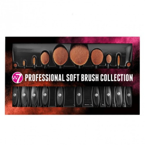 W7 Cosmetics W7 Professional Soft Brush Collection šepetėlių rinkinys