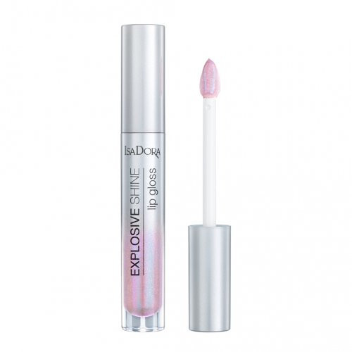 Isadora Explosive Shine Lip Gloss 3D spindesio suteikiantis lūpų blizgis 80 Crystal Clear