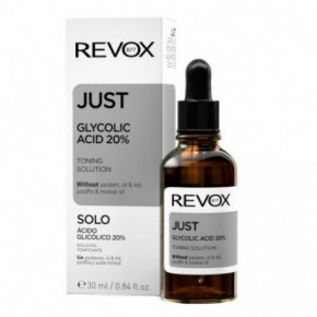 Revox B77 Just Glycolic Acid 20% Toning Solution Šveičiamoji veido priemonė 30ml