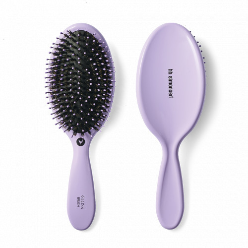 HH Simonsen Gloss Brush Plaukų šepetys su šerno šereliais Black