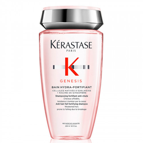 Kérastase Genesis Bain Hydra-Fortifiant Shampoo Stiprinantis šampūnas nuo plaukų lūžinėjimo, ploniems ar riebiems plaukams 250ml