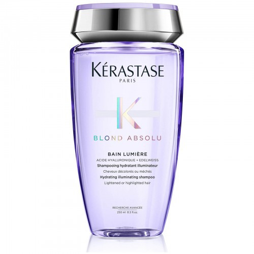 Kérastase Blond Absolu Bain Lumiere Žvilgesio šviesiems plaukams suteikiantis drėkinamasis šampūnas 250ml