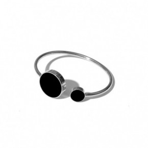 Savoni Boutique Eclipse Black Silver Fragrance Bracelet Apsudabrota aromatiskā aproce Black