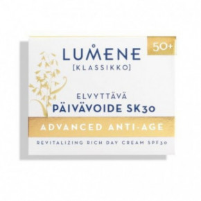 Lumene Klassikko Advanced Revitalizing Rich Day Cream SPF30 Vananemise märke vähendav kreem SPF30-ga 50ml