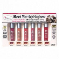 theBalm Meet Matt(e) Hughes Mini Matinių lūpų kremų rinkinys 6x1.2ml