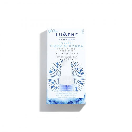 Lumene Nordic Hydra Moisturizing Prebiotic Oil-Cocktail Drėkinamasis veido aliejus su probiotikais 30ml