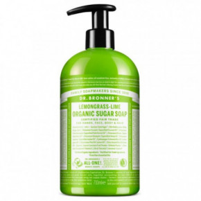 Dr. Bronner's Lemongrass Lime Organic Sugar Soap Ziepes 710ml