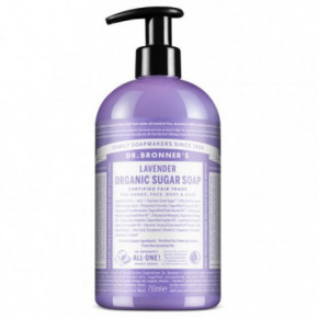 Dr. Bronner's Lavender Organic Sugar Soap Ekologiškas cukraus muilas 710ml