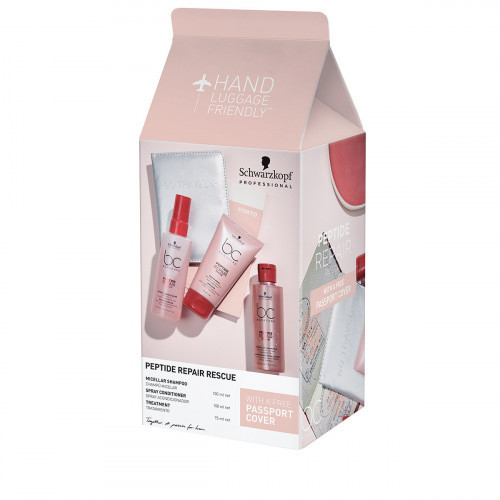 Schwarzkopf Professional Peptide Repair Rescue Travel Set Kelioninis plaukų priežiūros rinkinys 1vnt.