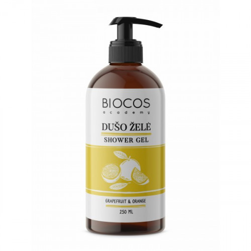 BIOCOS Shower Gel Grapefruit & Orange Dušo želė 250ml