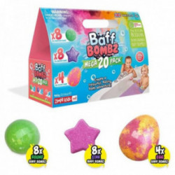 Zimpli Kids Baff Bombz Skirtingų vonios bombų rinkinys Mega 20 Pack