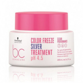 Schwarzkopf BC CP Color Freeze Silver pH 4.5 Treatment Sudraba maska 200ml