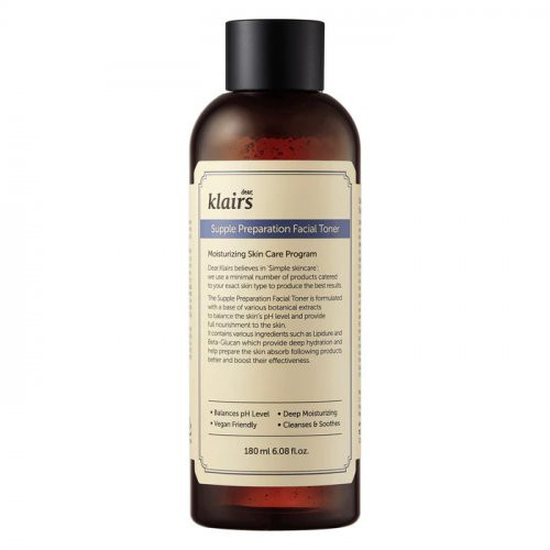 Klairs Supple Preparation Facial Toner Drėkinantis veido tonikas 180ml