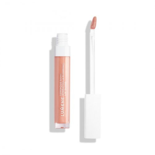 Lumene Luminous Shine Hydrating & Plumping Lip Gloss Lūpų blizgis 1 Pale Honey