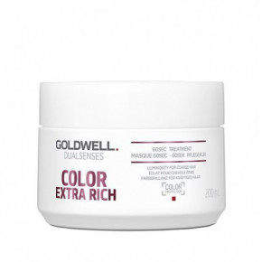 Goldwell Dualsenses Color Extra Rich 60sec Treatment Intensiivmask karedatele ja paksematele värvitud juustele 200ml