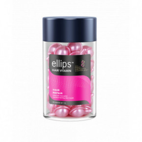 Ellips Pro-Keratin Complex Hair Repair Vitamins Tepami vitaminai chemiškai bei karščio pažeistų plaukų atstatymui su keratinu 50x1ml