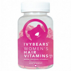 IVYBEARS Hair Vitamins For Women Plaukų augimą skatinantis maisto papildas moterims 6 Mėnesiams