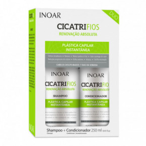 Inoar CicatriFios Duo Kit plauko struktūrą atkuriantis priemonių rinkinys 2x250ml