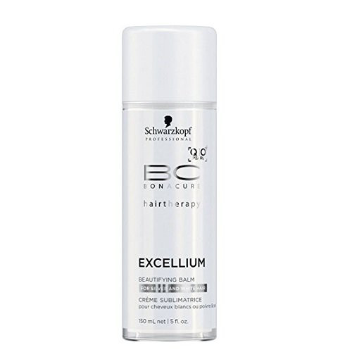 Schwarzkopf Professional BC Excellium Beautyfying Balm Balzamas brandiems žiliems plaukams 150ml