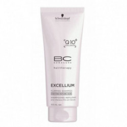 Schwarzkopf Professional BC Excellium Plumping Šampūnas ploniems plaukams 200ml