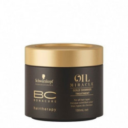 Schwarzkopf Professional BC Oil Miracle Gold Shimmer Treatment Spindesio suteikianti plaukų kaukė su argano aliejumi 150ml