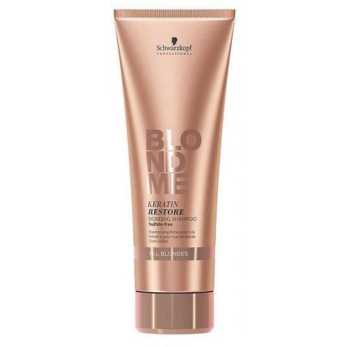 Schwarzkopf Professional BlondMe Keratin Restore Bonding Shampoo Atkuriamasis plaukų šampūnas su keratinu 1000ml