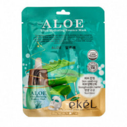 Ekel Ultra Hydrating Essence Mask Aloe Lakštinė veido kaukė su alijošiumi 1 vnt.