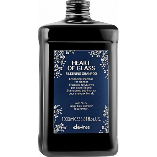 Davines Heart of Glass Silkening Shampoo Šviesius plaukus glotninantis šampūnas 250ml