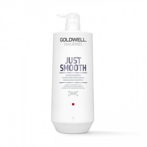 Goldwell Just Smooth Taming Shampoo Raminantis šampūnas nepaklusniems, besišiaušiantiems plaukams 1000ml