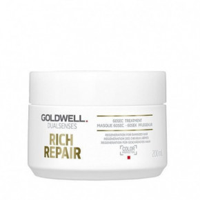 Goldwell Dualsenses Rich Repair 60sec Treatment Mask Intensīvi atjaunojošā matu maska 200ml