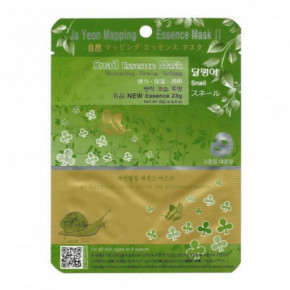 Ja Yeon Mapping Snail Essence Mask Leht-näomask teokarpide ekstraktiga 24g