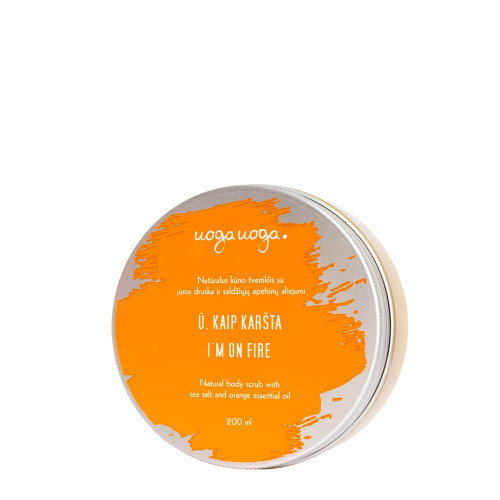 Uoga Uoga Natural Body Scrub I' M On Fire Natūralus kūno šveitklis Ū, Kaip karšta 200ml