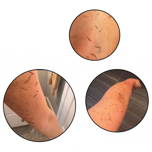 Dermasuri Deep Exfoliating Mitt Body Scrub Kūno šveitimo pirštinė 1vnt.