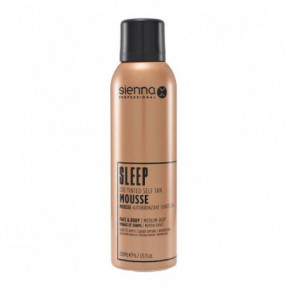 Sienna X Sleep Q10 Tinted Self Tan Mousse Savaiminio įdegio putos 200ml