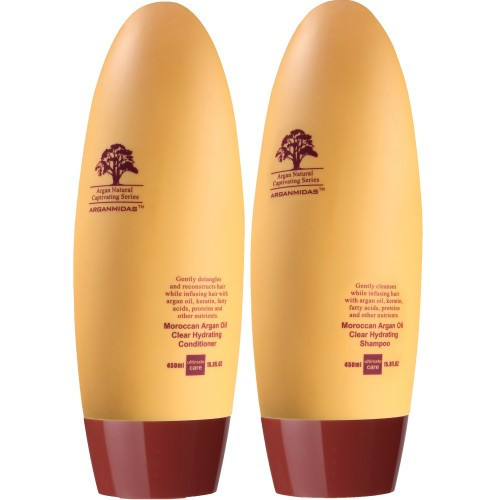 Arganmidas Moroccan Argan Oil Clear Hydrating Set Šampūno ir kondicionieriaus rinkinys