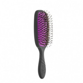WetBrush Pro Shine Enhancer Naturaalsete harjastega juuksehari Black